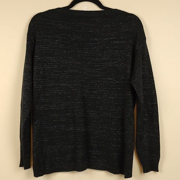 Isabella's Closet Crew Neck Christmas Sweater Embroidered Reindeer Rockettes - Picture 7 of 10